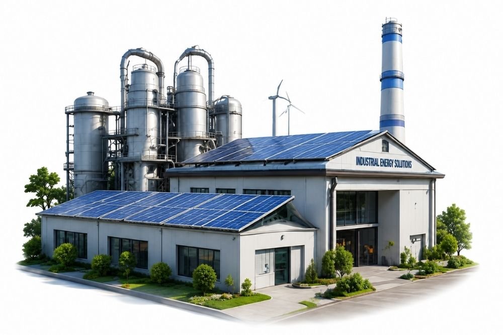 Industrial solar parks solar solution provided by abhiyant renewable energy