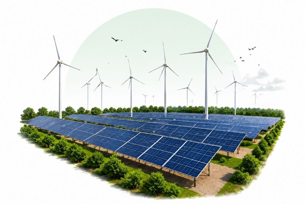 Solar Parks solar solution provided by abhiyant renewable energy