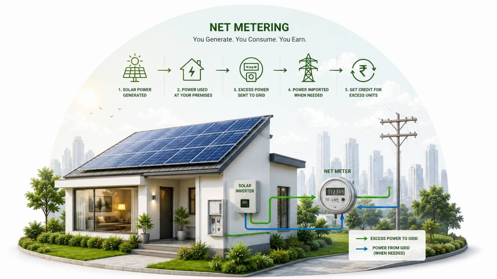 net metering solar solution - get free consultation